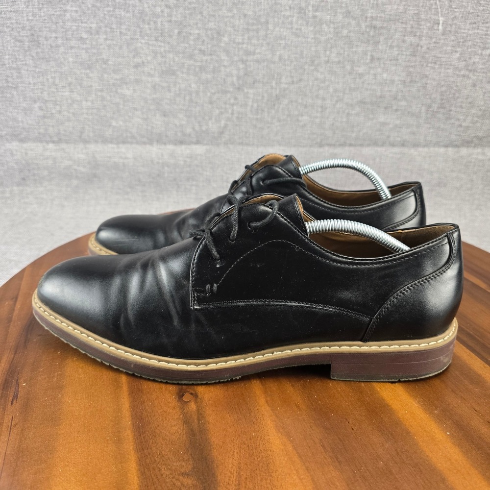 Nunn Bush Mens Dress Shoes Black Leather‎ Oxfords Lace Up Comfort Size 11.5M - Picture 11 of 14